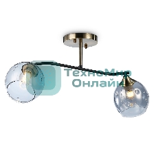 Светильник Ambrella light TR303008/2 SB/BK/SM  бронза/черный/дымчатый E27/2 max 40W 560*140*240