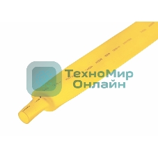 Трубка термоусадочная Rexant 25.0/12.5 1м желтый