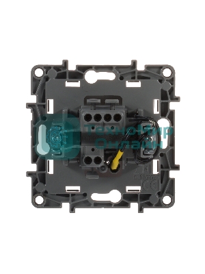 Переключатель с подсветкой, 10AX, бел. ETIKA 