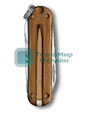 Нож перочинный Victorinox Classic Chocolate Fugde (0.6223.T55G) 58мм 7 функций карт.коробка
