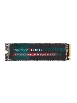 Накопитель SSD Patriot Viper VP4300 Lite, 2Tb, PCIe 4.0 x4, M.2 2280, NVMe, R/W 7400/6400, с радиатором