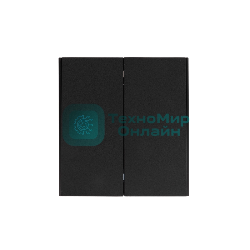 Выключатель Kranz STRONG 2 кл проходной (переключатель) 10А с/у антрацит