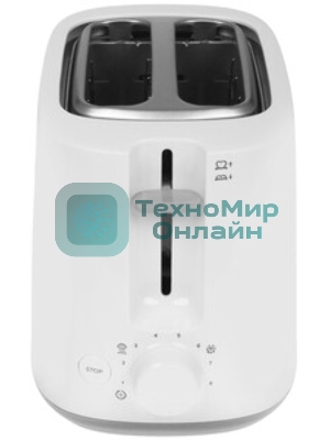 Тостер Philips HD2581/00 белый, 830 Вт, 2 слота