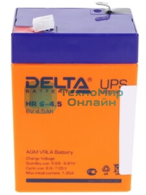 Батарея для ИБП Delta HR 6-4.5 (6V, 4.5Ah)
