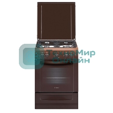 Плита газовая Gefest ПГ 6100-02 0310 коричневый, конфорок 4 шт, духовка 52 л, 60 см x 85 см x 60 см