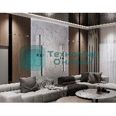 Настенный светодиодный светильник Ambrella light FL6162 BK черный 28W 3000K-6400K 810*120*65