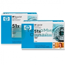 Картридж лазерный HP Q7551XD черный двойная упаковка для LaserJet P3005/M3027mfp/M3035mfp 2 x 13000 стр.