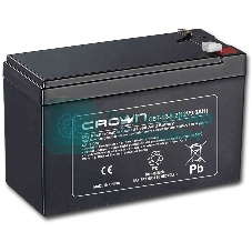 Батарея для ИБП CROWN CBT-12-9.2 (12V 9.2Ah) F2 срок службы 5 лет