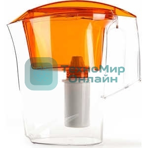 Фильтр Гейзер Дельфин оранжевый прозрачный 62035, 3,0 л (уп-ка 6шт)