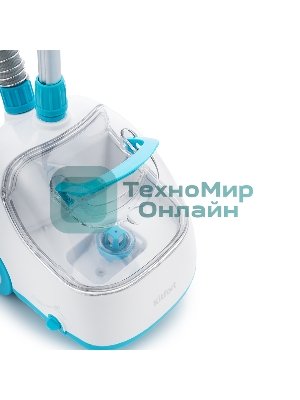 Отпариватель Kitfort КТ-957 белый/бирюзовый, 1500 Вт, 25 г/мин, 1900 мл