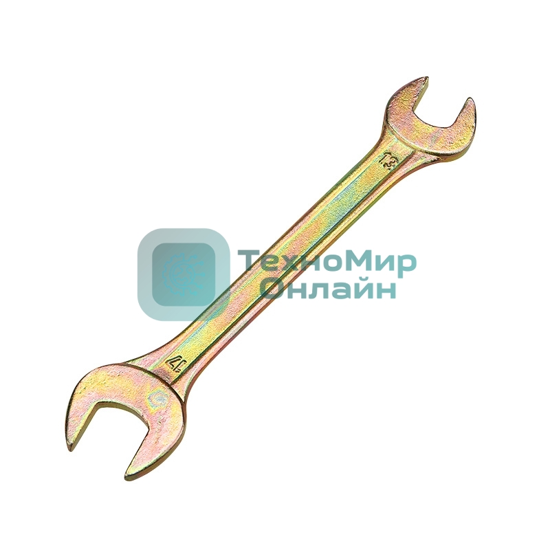 Ключ гаечный рожковый Rexant 13х17 мм, желтый цинк