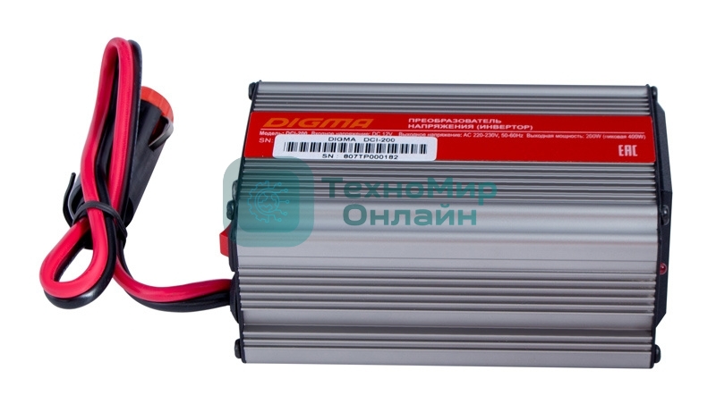 Автоинвертор Digma DCI-200 200Вт