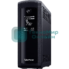 Источник бесперебойного питания UPS CyberPower VP1200EILCD Line-Interactive 1200VA/720W USB/RS-232/RJ11/45 (4 + 4 IEC С13)