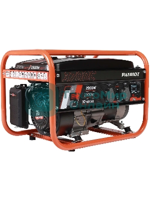 Электрогенератор бензиновый Patriot GRS 3700C, 2.9 кВт, 70 дБ, 40 кг