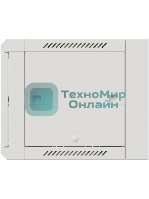 Шкаф коммутационный NTSS Премиум (NTSS-W18U6045GS-2) настенный 18U 600x450мм пер.дв.стекл 60кг серый IP20 сталь