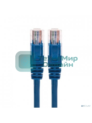 Патч-корд U/UTP Rexant cat.6, RJ45-RJ45, неэкранированный, 26AWG, LSZH, синий, 5 м