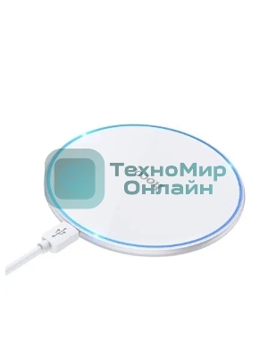 Беспроводная зарядка HOCO CW6 Pro Easy, 2A, белый