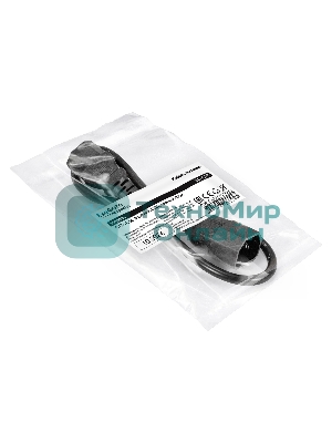 Кабель питания ExeGate Special EC-0,5S (C13->C14, 3*0.5мм2, CCA, черный, 0.5м)