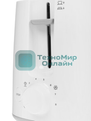 Тостер Philips HD2581/00 белый, 830 Вт, 2 слота