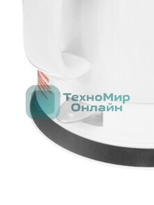 Электрочайник Centek CT-0064 белый, 2.0 л, 2150 Вт, скрытый нагревательный элемент