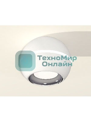 Светильник Ambrella Light XS1101002 SWH/PSL белый песок/серебро полированное MR16 GU5.3 LED 3W 4200K (C1101, N7022)