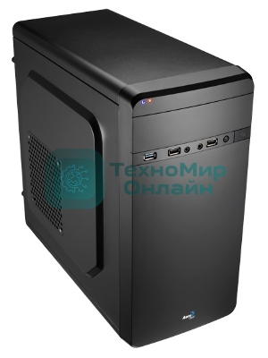 Компьютерный корпус Aerocool/Formula Qs-180 черный без БП mATX 1x80мм 2xUSB 2.0 1xUSB 3.0 audio