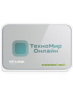 Коммутатор TP-Link SOHO TL-SF1005D Коммутатор 5-port 10/100M mini Desktop Switch, 5 10/100M RJ45 ports, Plastic case