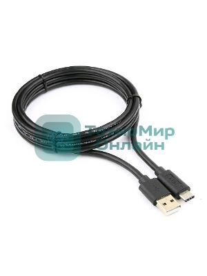 Кабель USB Cablexpert CCP-USB2-AMCM-6, USB2.0 AM/USB3.1 Type-C, 1.8м, пакет