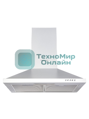 Вытяжка каминная Zigmund & Shtain K 139.6 W белый, 60 см, 500 куб. м/ч, 68 дБ