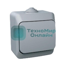 Выключатель 1-кл. ОП Этюд 10А IP44 сер. SchE BA10-041C