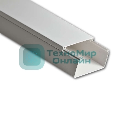 Кабель-канал 80х40 L2000 пластик белый Рувинил РКК-80х40