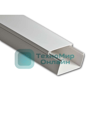 Кабель-канал 80х40 L2000 пластик белый Рувинил РКК-80х40