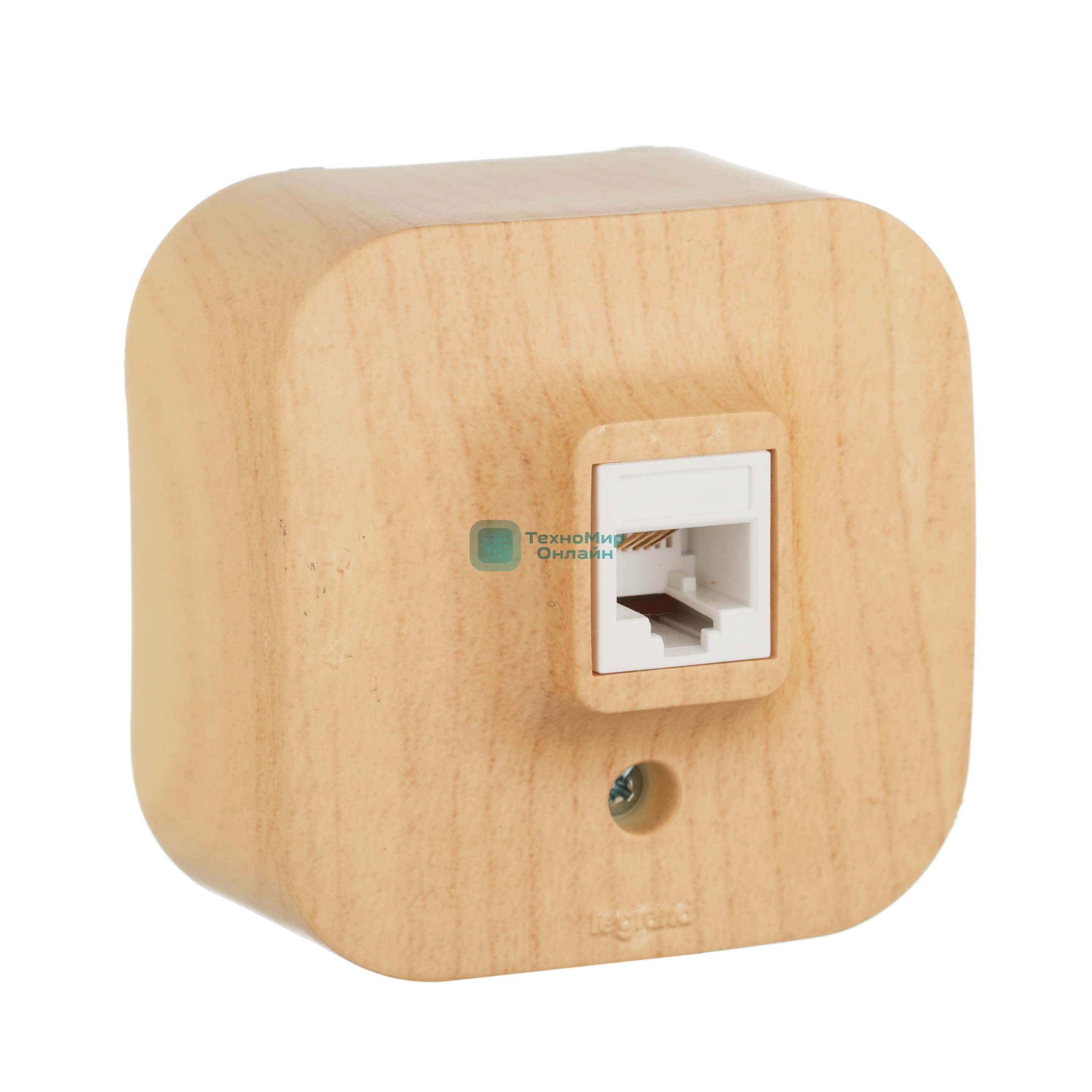 Розетка RJ 11 дерево