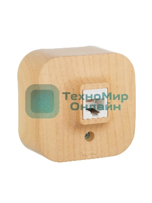 Розетка RJ 11 дерево