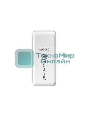 Кард-ридер Transcend RDF5/белый/microSDHC,microSDXC,SDHC,SDXC/USB 3.0/пластик