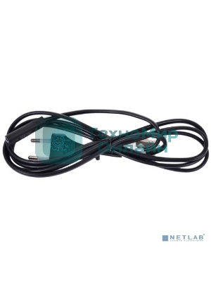 Кабель питания Cablexpert аудио/видео 0,5м, CEE 7/16 - C7, VDE, 2-pin, 2х0,75, черный, пакет (PC-184-VDE-0.5M)