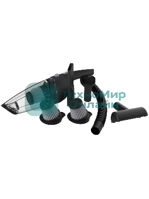 Пылесос ручной Ritmix CVC-003 черный/серый, 70 Вт, уборка сухая, пылесборник контейнер 0.32 л