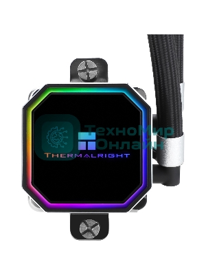 Система жидкостного охлаждения Thermalright Frozen Prism 360 ARGb Soc-AM5/AM4/1151/1200/2066/1700 черный 4-pin 27dB Al Ret (F-PRISM-360-BL-ARGb)