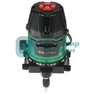 Лазерный построитель плоскостей RGK LP-64G дальность: 30/70 м, точность мм/м 1/5