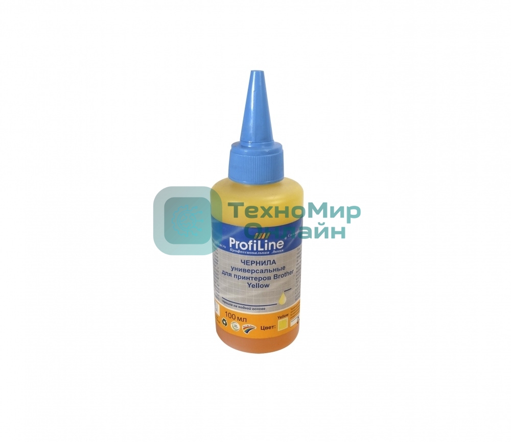 Чернила ProfiLine для принтеров Brother универсальные Yellow 100 мл водн
