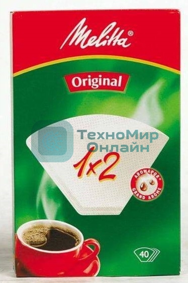 Фильтры для кофе Filtero №2/40, для кофеварок капельного типа, бумажные, 40 шт