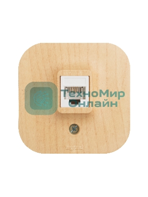 Розетка RJ 11 дерево