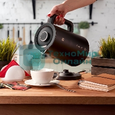 Чайник электрический Halsa HLS-K-103 WiFi умный пластиковый, черный