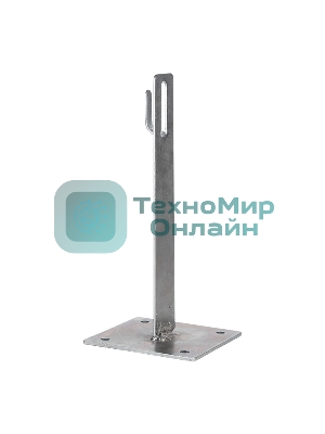 Держатель кровельный с подставкой h100/65 мм CZ PROxima EKF lp-d2106-cz