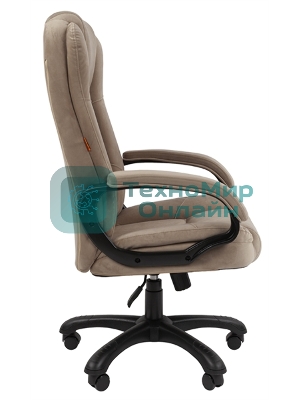 Кресло Chairman Home 600 бежевый, ткань, 120 кг