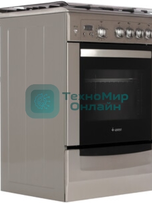 Плита газовая Gefest ПГ 6100-03 0004 серебристый, конфорок 4 шт, духовка 52 л, 60 см x 85 см x 60 см