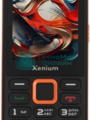 Мобильный телефон Xenium X300 черный/оранжевый