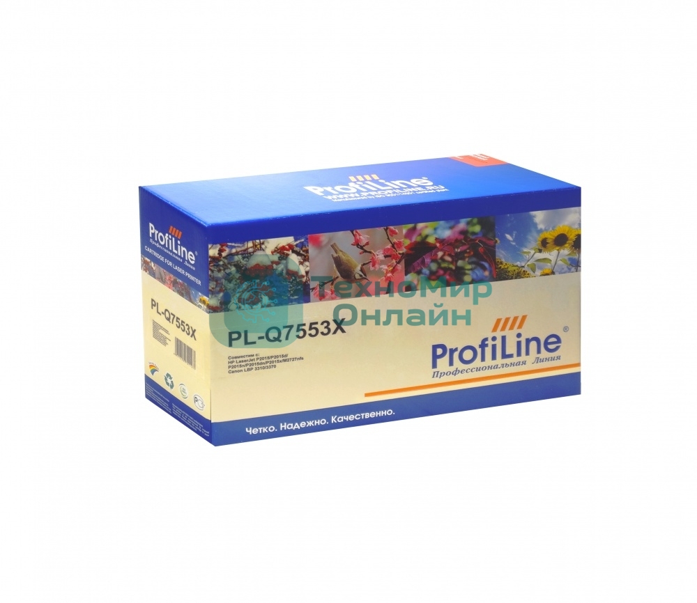 Картридж лазерный ProfiLine PL-Q7553X/715 для принтеров HP LJ P2010/P2014/P2015/2015d/2015n/M2727/M2727nf/M2727nfs/Canon LBP-3310/3370 7000 копий