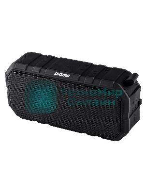 Колонка портативная Digma S-40 черный 10W 1.0 BT 2000mAh