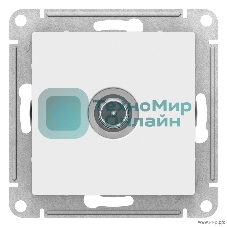 Механизм розетки TV AtlasDesign оконечный 1DB белый SchE ATN000191
